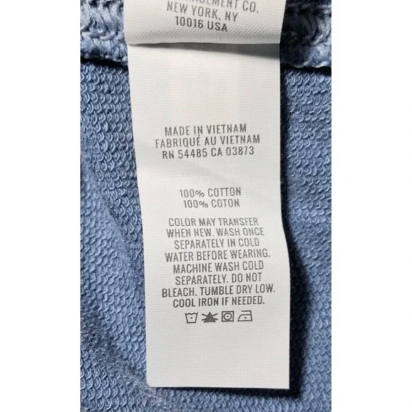 Aerie Blue Acid Wash Balloon Leg Sweatpants Cotton Seam Detail Joggers Large - Picture 7 of 9